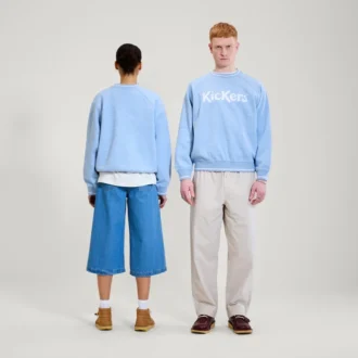 Unisex-tröja för vuxna Kickers Classic Crew, blå