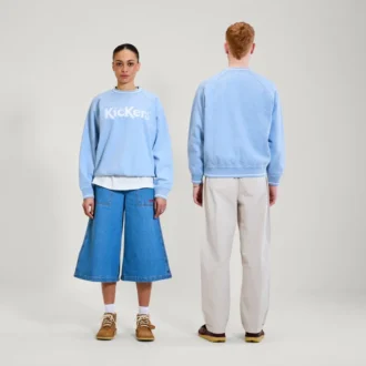 Unisex-tröja för vuxna Kickers Classic Crew, blå