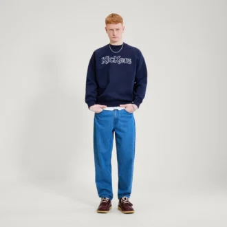 Unisex-tröja för vuxna, Kickers Classic Crew, marinblå