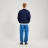 Unisex-tröja för vuxna, Kickers Classic Crew, marinblå