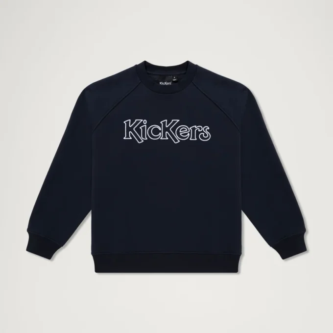 Unisex-tröja för vuxna, Kickers Classic Crew, marinblå