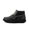 Vuxen Unisex Kick Hi Grain Leather Mains Grå