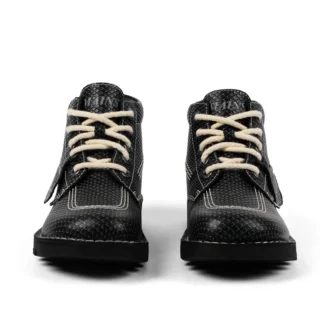 Vuxen Unisex Kick Hi Grain Leather Mains Grå