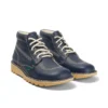Vuxen Unisex Kick Hi Läderalternativ Marinblå