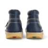 Vuxen Unisex Kick Hi Läderalternativ Marinblå