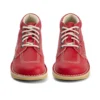 Vuxen Unisex Kick Hi Läderalternativ Röd