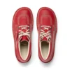 Vuxen Unisex Kick Hi Läderalternativ Röd