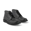 Vuxen Unisex Kick Hi Läderalternativ Svart