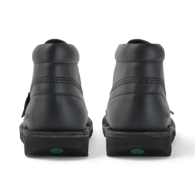 Vuxen Unisex Kick Hi Läderalternativ Svart