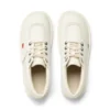 Vuxen Unisex Kick Hi Läderalternativ Vit