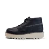 Vuxen Unisex Kick Hi Stack Läderalternativ Svart
