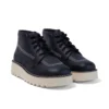 Vuxen Unisex Kick Hi Stack Läderalternativ Svart