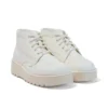 Vuxen Unisex Kick Hi Stack Läderalternativ Vit Vuxen Unisex Kick Hi Stack Läderalternativ Vit