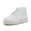 Vuxen Unisex Kick Hi Stack Läderalternativ Vit Vuxen Unisex Kick Hi Stack Läderalternativ Vit