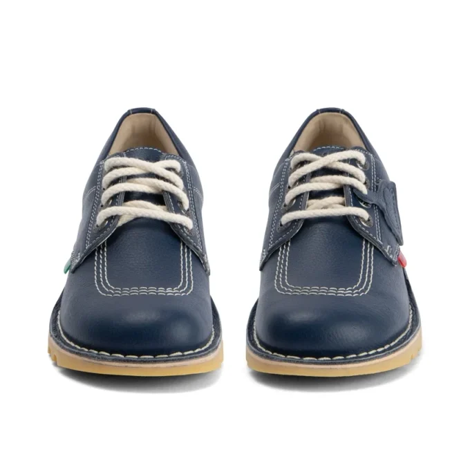 Vuxen Unisex Kick Lo Läder Marinblå Vuxen Unisex Kick Lo Läder Marinblå