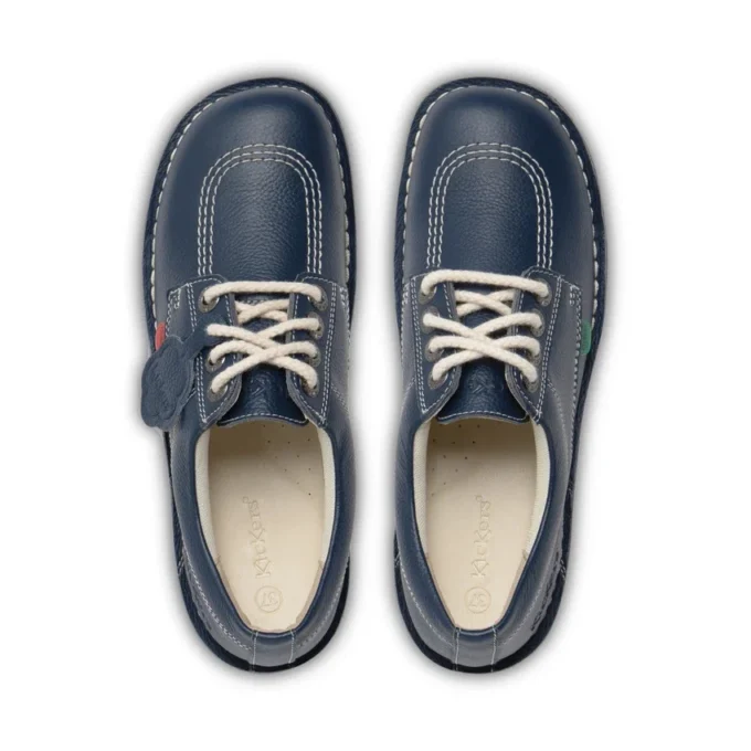 Vuxen Unisex Kick Lo Läder Marinblå Vuxen Unisex Kick Lo Läder Marinblå