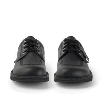 Vuxen Unisex Kick Lo Läderalternativ Svart