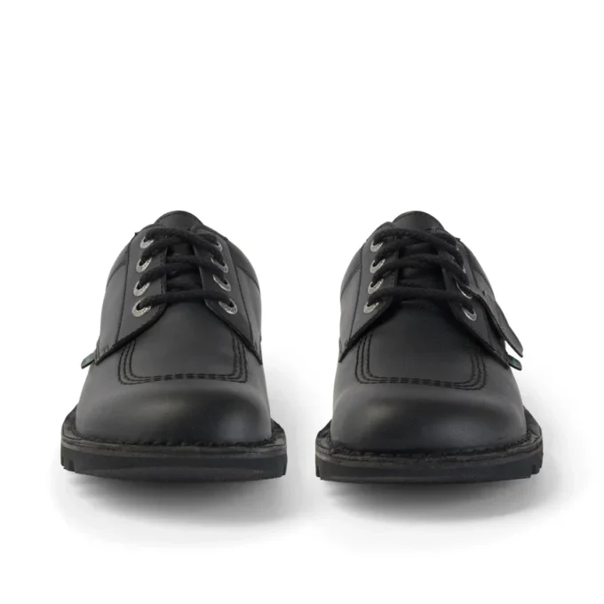 Vuxen Unisex Kick Lo Läderalternativ Svart Vuxen Unisex Kick Lo Läderalternativ Svart