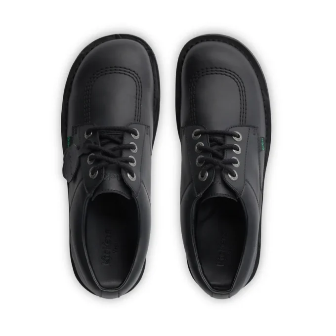 Vuxen Unisex Kick Lo Läderalternativ Svart Vuxen Unisex Kick Lo Läderalternativ Svart