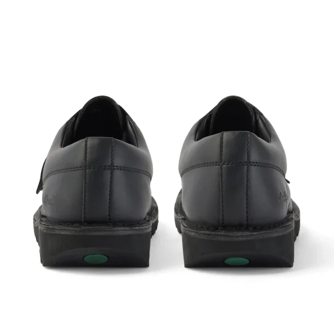 Vuxen Unisex Kick Lo Läderalternativ Svart Vuxen Unisex Kick Lo Läderalternativ Svart