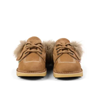 Vuxen Unisex Kick Mule Fur Mains Tan