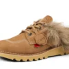 Vuxen Unisex Kick Mule Fur Mains Tan Vuxen Unisex Kick Mule Fur Mains Tan