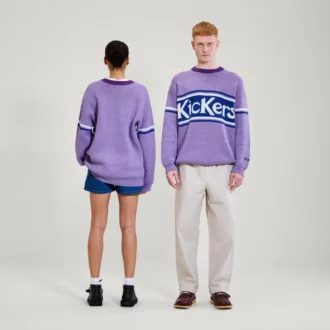 Vuxen Unisex Kickers Bröstlogotyp Stickad Lila