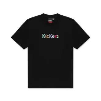 Vuxen Unisex Kickers Classic kortärmad T-shirt Svart Vuxen Unisex Kickers Classic kortärmad T-shirt Svart