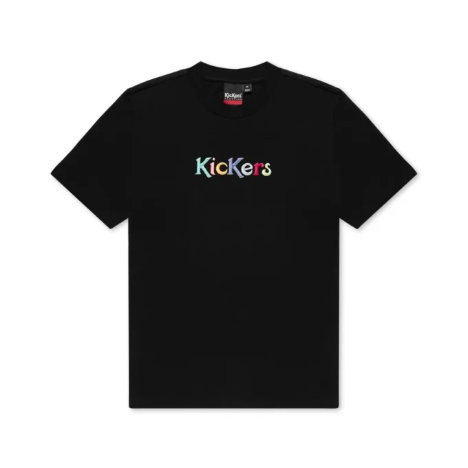 Vuxen Unisex Kickers Classic kortärmad T-shirt Svart Vuxen Unisex Kickers Classic kortärmad T-shirt Svart