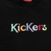Vuxen Unisex Kickers Classic kortärmad T-shirt Svart Vuxen Unisex Kickers Classic kortärmad T-shirt Svart