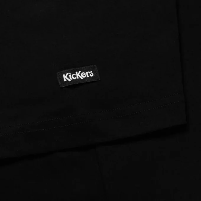 Vuxen Unisex Kickers Classic kortärmad T-shirt Svart Vuxen Unisex Kickers Classic kortärmad T-shirt Svart