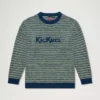 Vuxen Unisex Kickers Stickad tröja med bröstlogotyp i flera färger Vuxen Unisex Kickers Stickad tröja med bröstlogotyp i flera färger