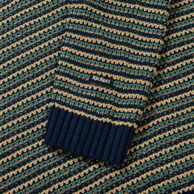 Vuxen Unisex Kickers Stickad tröja med bröstlogotyp i flera färger Vuxen Unisex Kickers Stickad tröja med bröstlogotyp i flera färger
