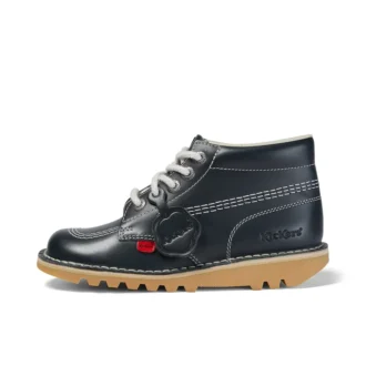 Vuxen Unisex Läder Kick Hi Core Navy