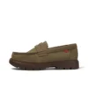 Vuxen Unisex Lennon Loafer Läder Mörkgrön Vuxen Unisex Lennon Loafer Läder Mörkgrön