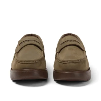 Vuxen Unisex Lennon Loafer Läder Mörkgrön