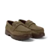 Vuxen Unisex Lennon Loafer Läder Mörkgrön Vuxen Unisex Lennon Loafer Läder Mörkgrön