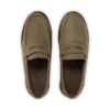 Vuxen Unisex Lennon Loafer Läder Mörkgrön Vuxen Unisex Lennon Loafer Läder Mörkgrön