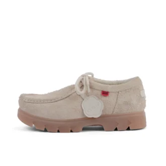 Vuxen Unisex Lennon Wall Suede Off White