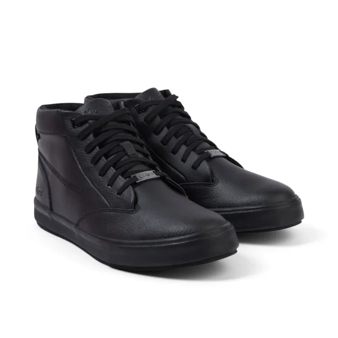 Vuxen Unisex Tovni Tumble Hi Läder Svart Vuxen Unisex Tovni Tumble Hi Läder Svart