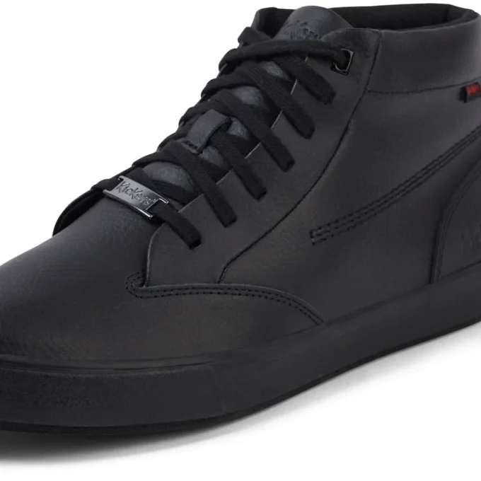Vuxen Unisex Tovni Tumble Hi Läder Svart Vuxen Unisex Tovni Tumble Hi Läder Svart