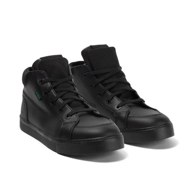 Youth Mens Tovni Hi Double Tongue Leather Black