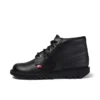 Youth Unisex Kick Hi Leather Black Youth Unisex Kick Hi Leather Black