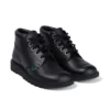 Youth Unisex Kick Hi Leather Black Youth Unisex Kick Hi Leather Black