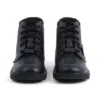 Youth Unisex Kick Hi Mix Mesh Leather Black Youth Unisex Kick Hi Mix Mesh Leather Black