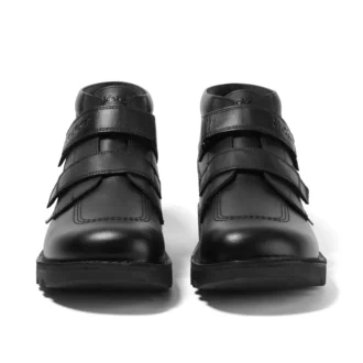 Youth Unisex Kick Hi Vel Läder Svart Youth Unisex Kick Hi Vel Läder Svart