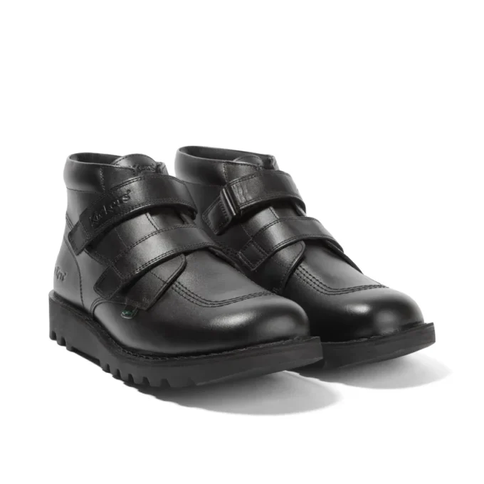 Youth Unisex Kick Hi Vel Läder Svart