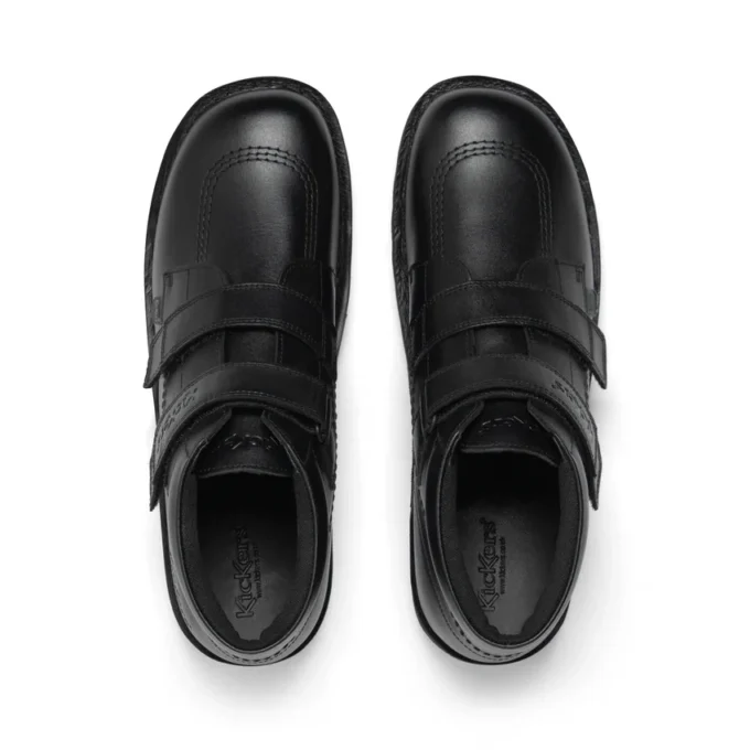 Youth Unisex Kick Hi Vel Läder Svart Youth Unisex Kick Hi Vel Läder Svart