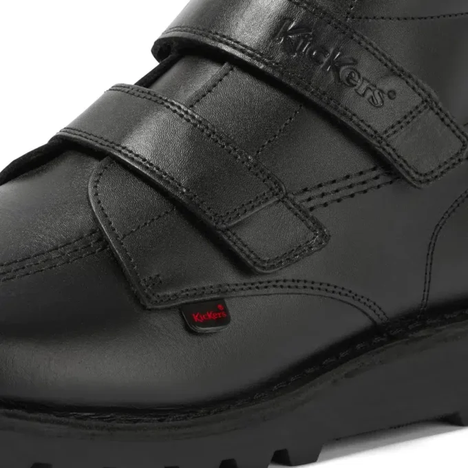 Youth Unisex Kick Hi Vel Läder Svart