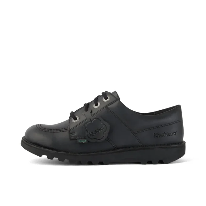 Youth Unisex Kick Lo Leather Alternative Black